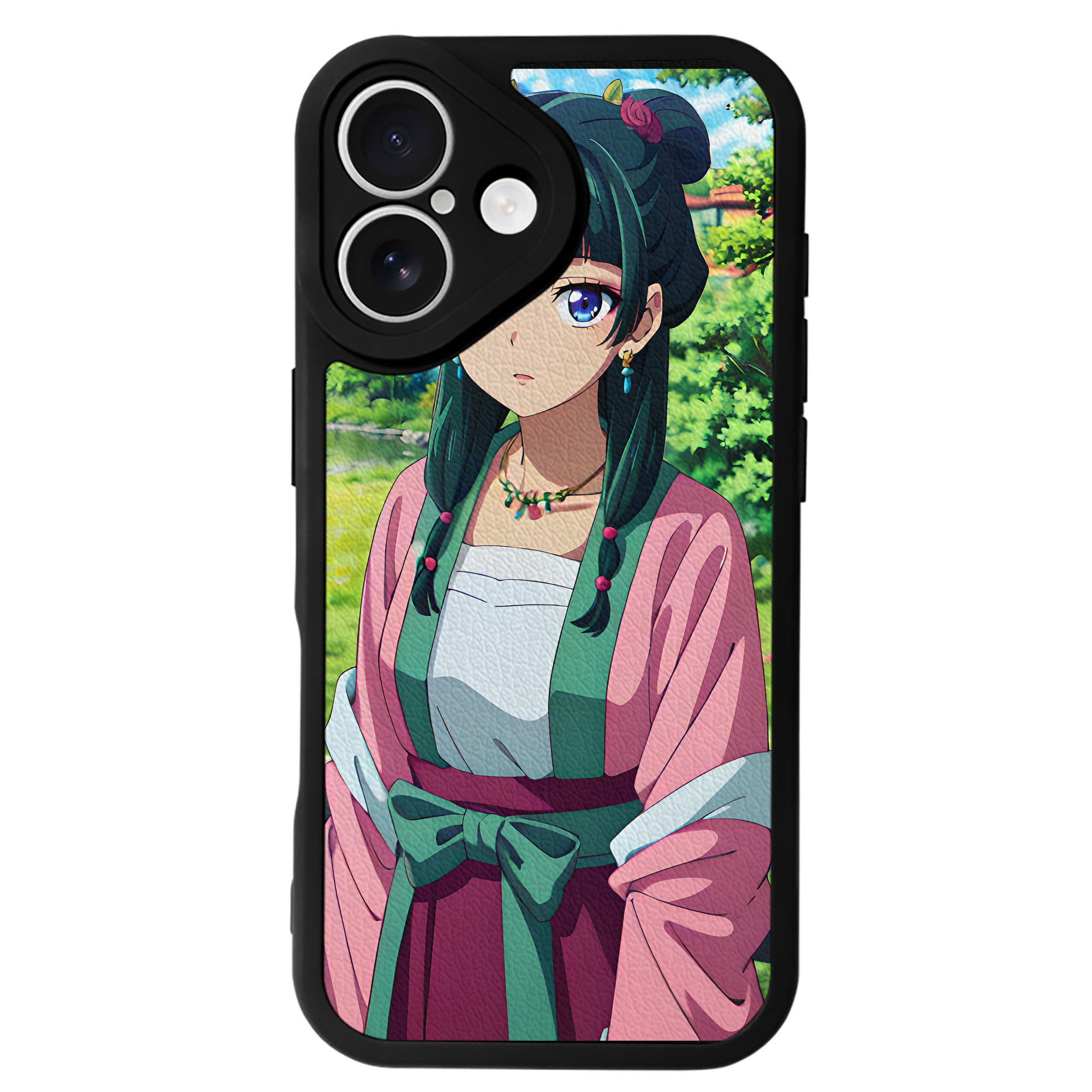 （画像用） 薬屋のひとりごと The Apothecary Diaries 【iPhone 16シリーズ対応】シリコンスマホケース（レザー調） 材質：シリコン